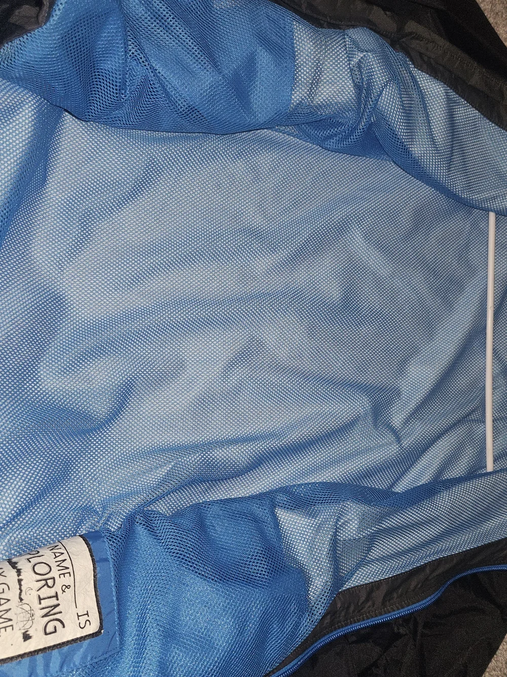 The North Face Kids' Lightweight Hooded Jacket - Black with Blue Zip